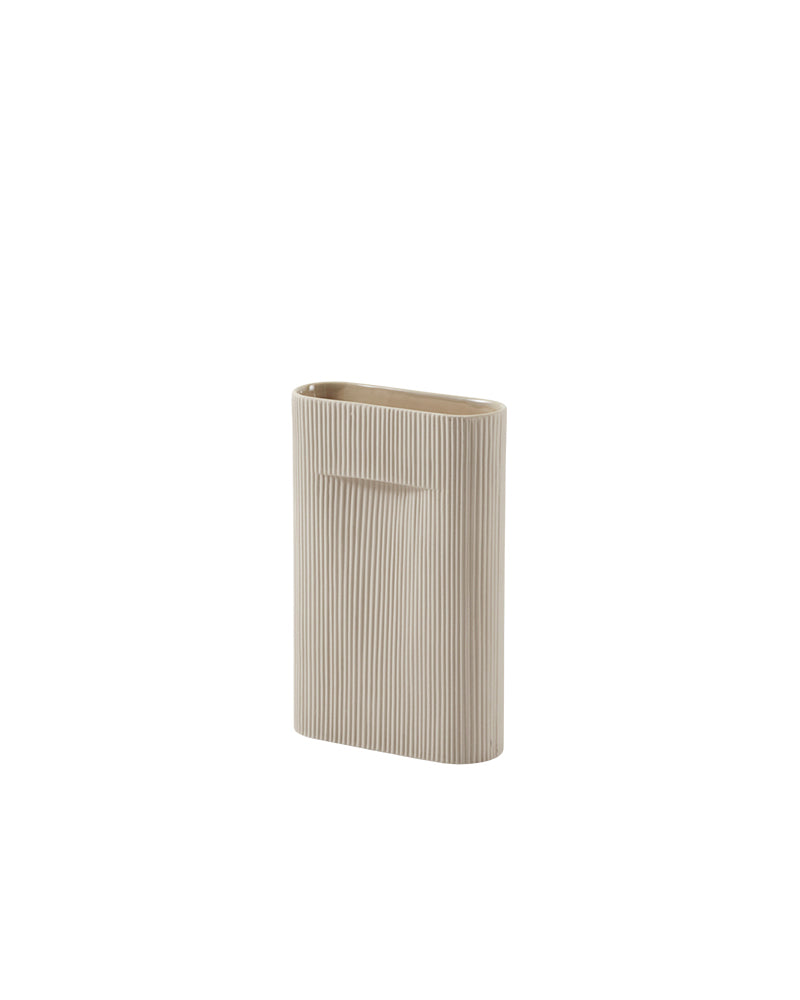 Ridge - Beež lillevaas 35cm